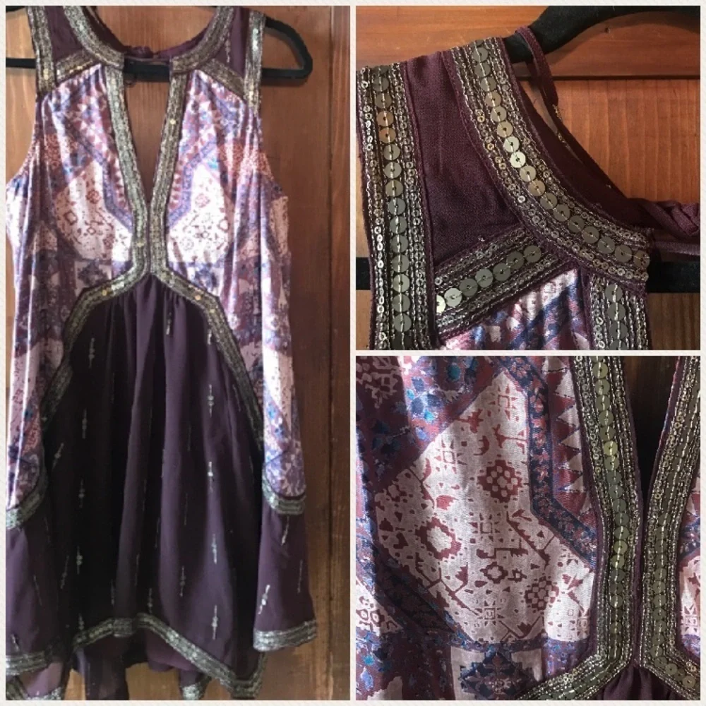 Free People Indian inspired boho dress